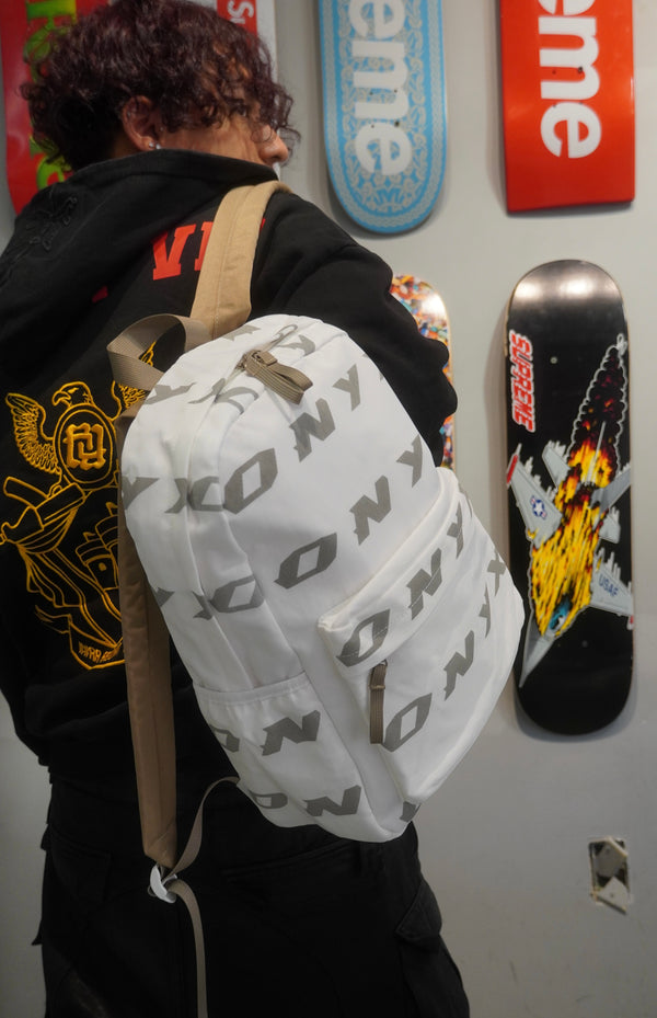 Onyx White Reflective Backpack