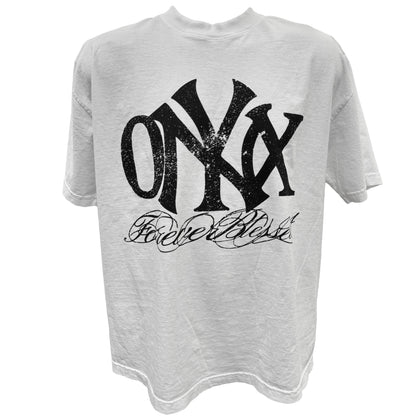 Onyx White Logo Tee