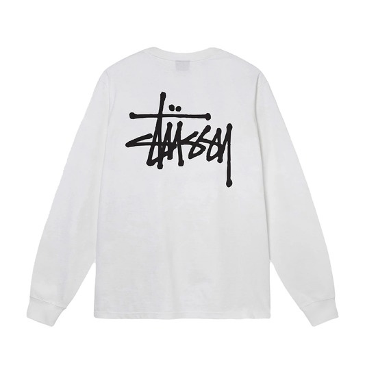 Stussy Long Sleeve Shirt White