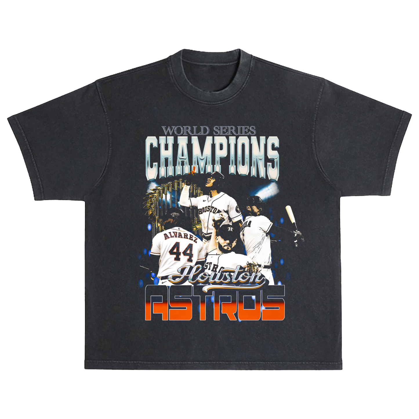 Houston Astros Vintage Black Tee