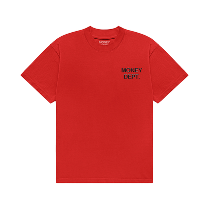 MONEY DEPT. RED TEE