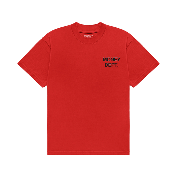 MONEY DEPT. RED TEE
