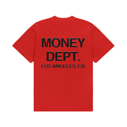 MONEY DEPT. RED TEE