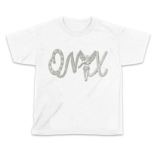 Onyx Diamond Angel White Tee